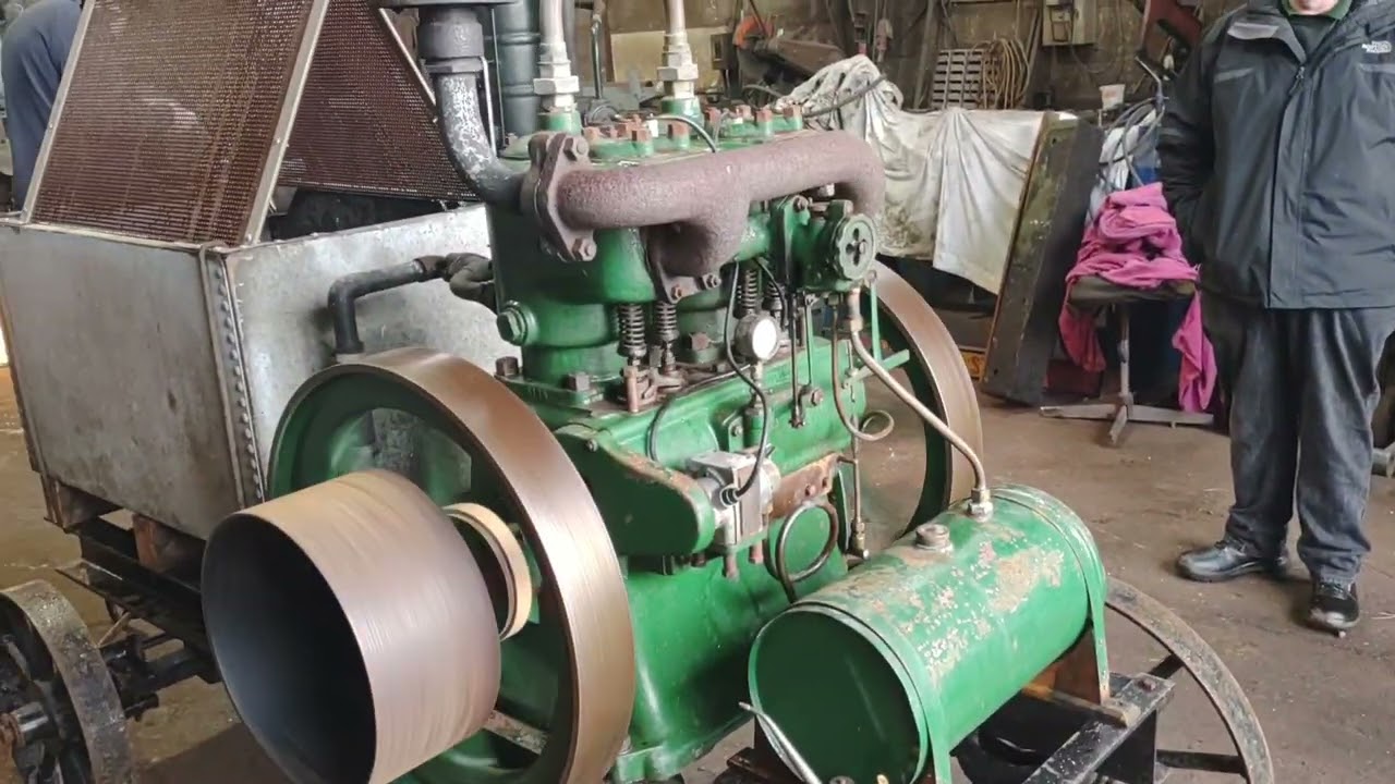 Lister TL twin cylinder  screen cooled back firing 