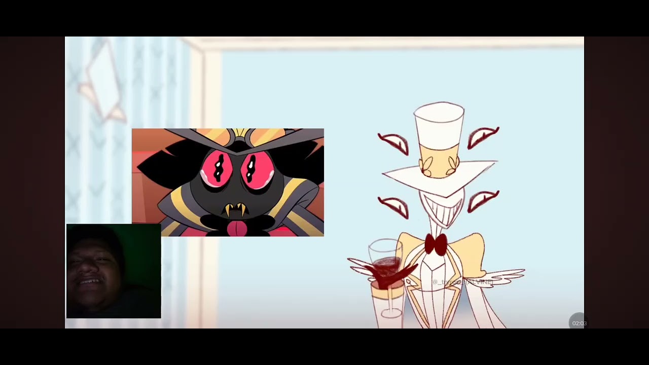 Hazbin hotel fan animation The Big G s1x2 Reaction!