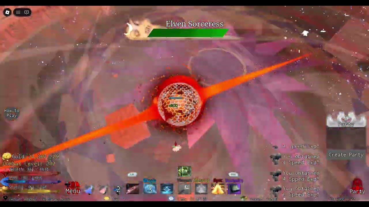 Frieren fight using only mages spear