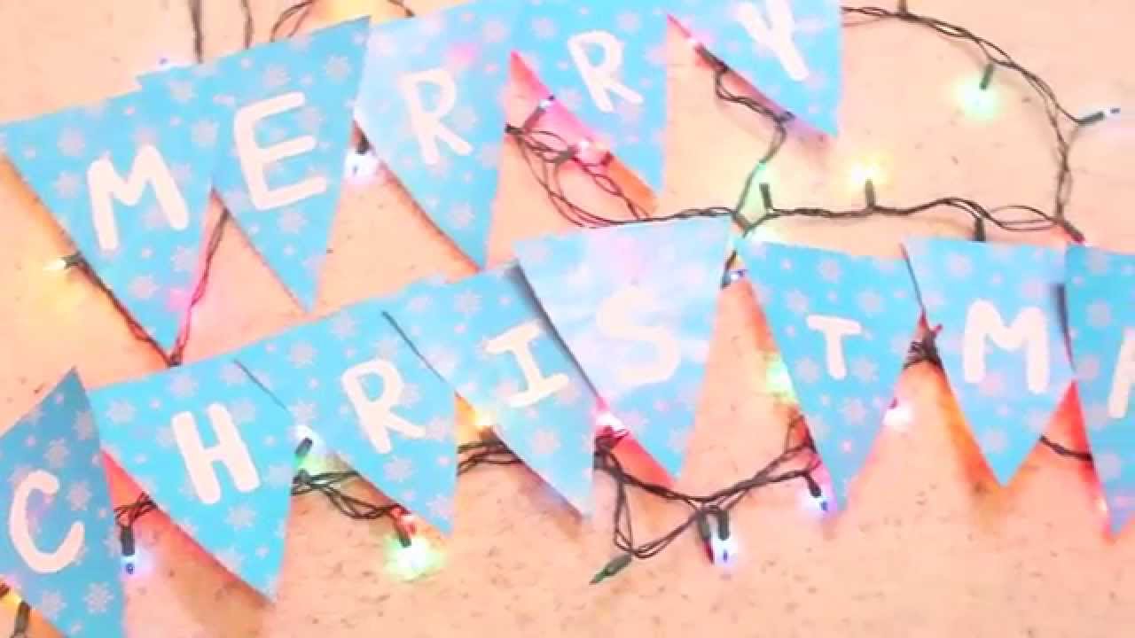DIY Christmas Banner & Presents