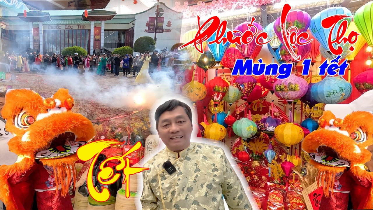 Phước Lộc Thọ mùng 1 tết Bính ngọ, Pháo nổ đì đùng từ sáng đến tối, Náo nhiệt sân khấu và ẩm thực