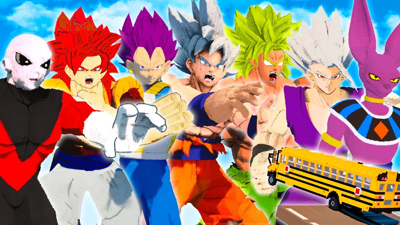 COCHES VS TODO DRAGON BALL Z EN TEARDOWN!! (Reto 99.9% IMPOSIBLE)