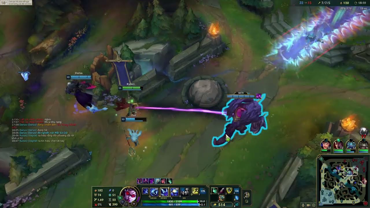 Vayne Adc #22, vừa chống được Pantheon và Nocturne thì chỉ có Vaybu mới làm được (Runor)