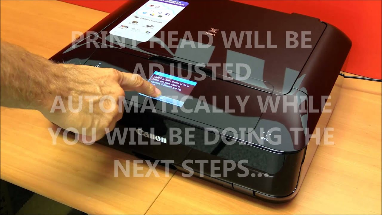 Pixma MG7700 series (part2) - Wifi setup from power on