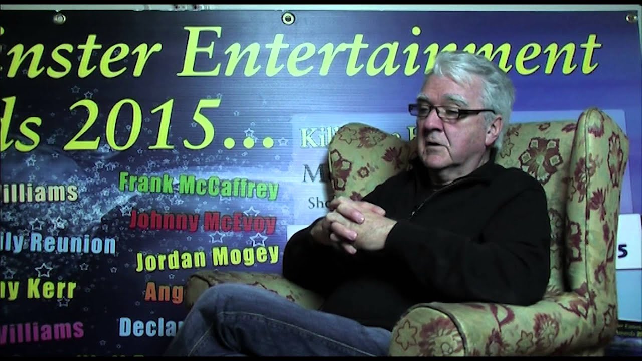 Johnny McEvoy at the Leinster Entertainment Awards 2015