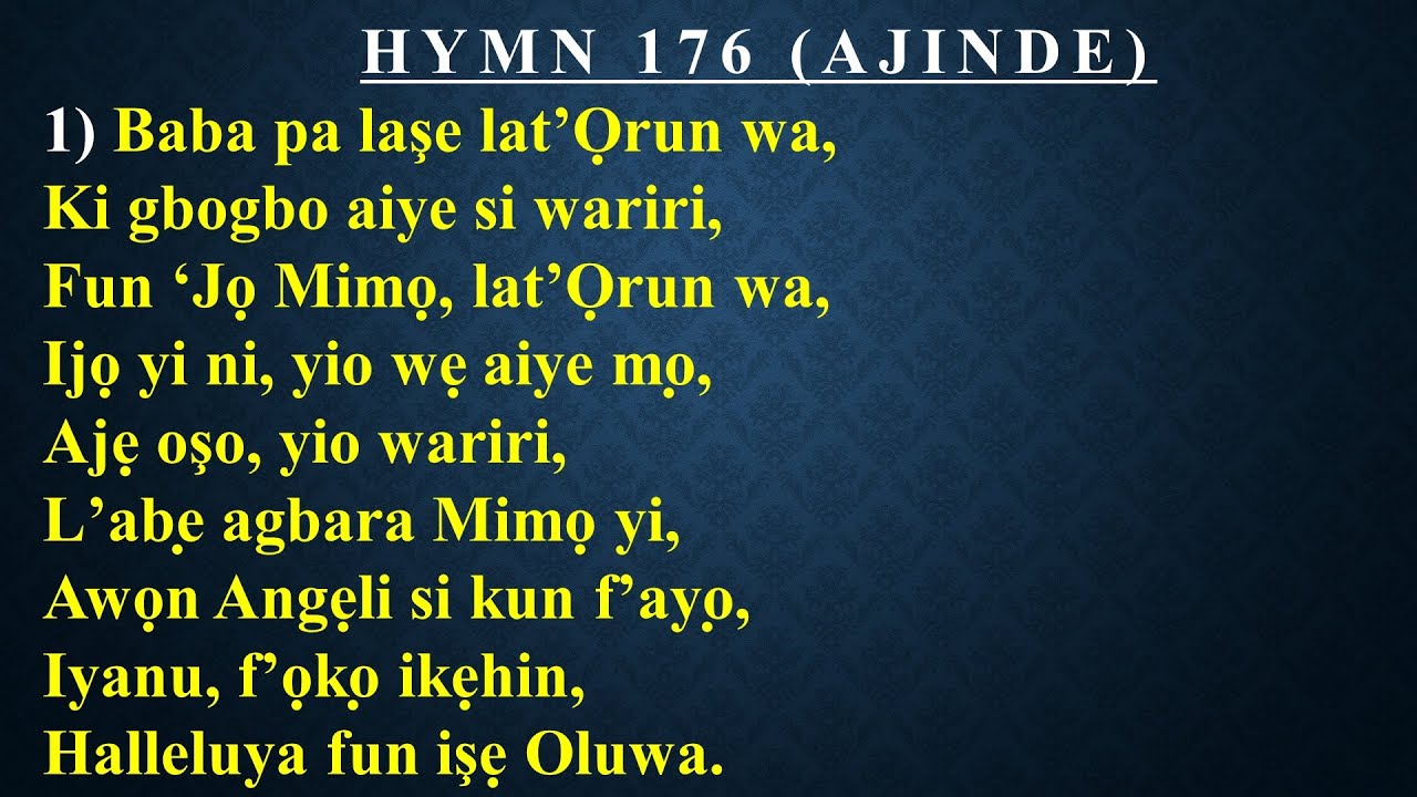 CCC Hymn 176 (Baba palase l'atorun wa)...UPBEAT VERSION. Celestial Church of Christ