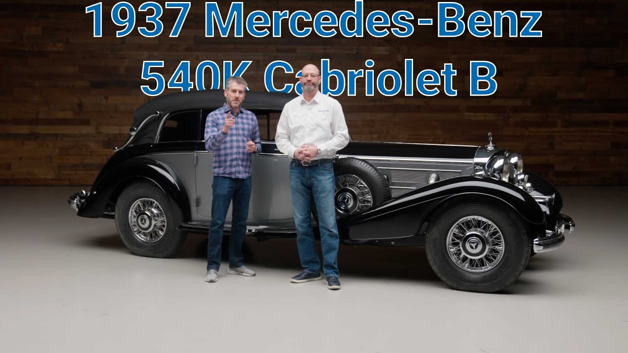 Menacing and Powerful 1937 Mercedes-Benz 540K Cabriolet B - Coachwork by Sindelfingen