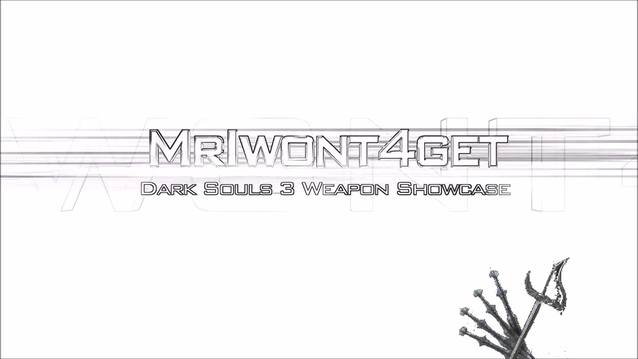 Dark Souls 3 Weapon Showcase: Crow Quills
