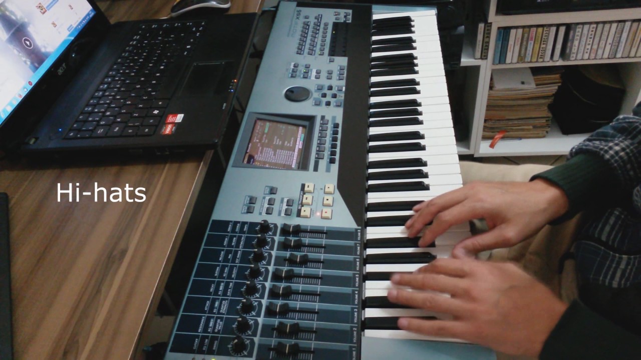 Motif XS6 - Funk music - Pattern Mode
