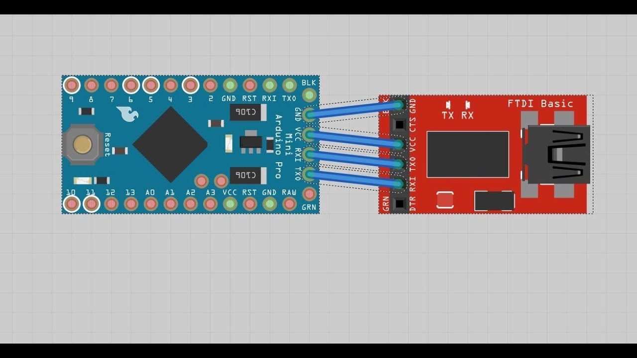 9. Jak zaprogramować Arduino Pro Mini za pomocą PL2303HX?