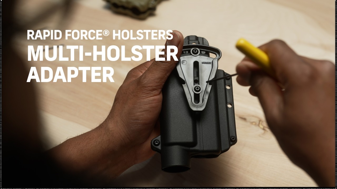 Alien Gear Holsters How To: RAPID FORCE® Multi-Holster Adapter Install Tutorial