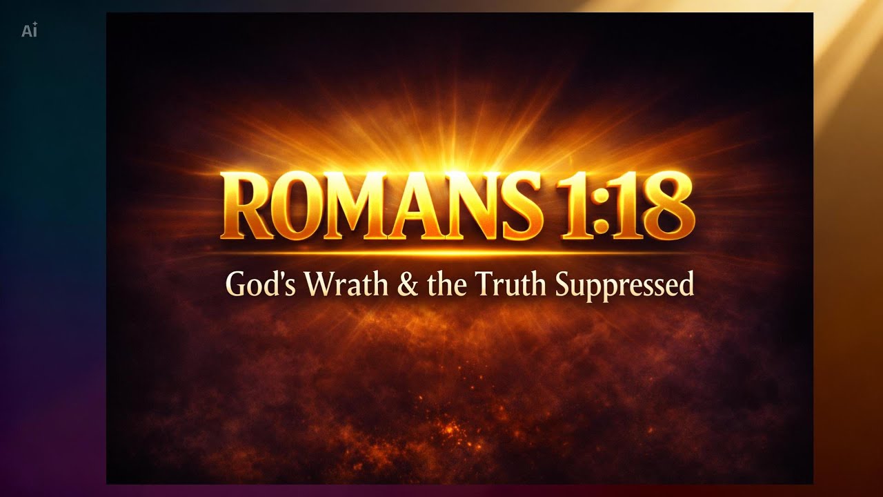📖 Romans 1:18 Explained | God&rsquo;s Wrath, Religion, and the Truth Suppressed