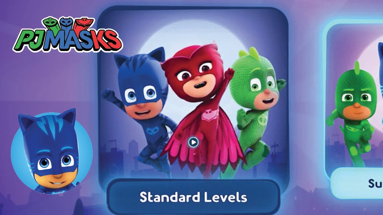 PJ Masks: Moonlight Heroes -  Completed Stadard Levels with Catboy | iPad Gameplay