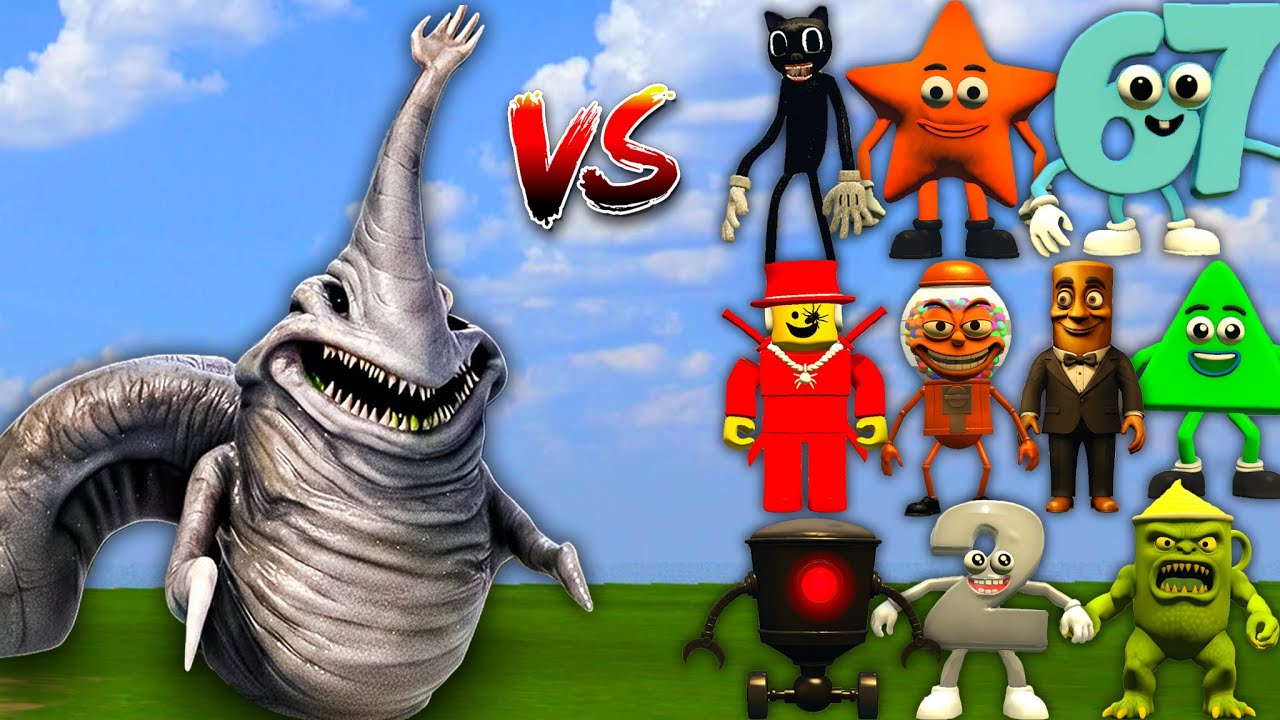 NEW Hand Sea Monster vs All Secret Bosses – Who Is The Strongest? | GMod Battle