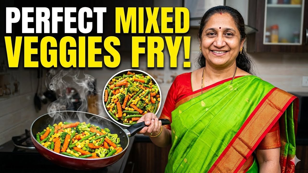 Bramaras World 🌍🙏 is live#bramarasworld #mixedvegrecipe #healthyfry#holigreetings