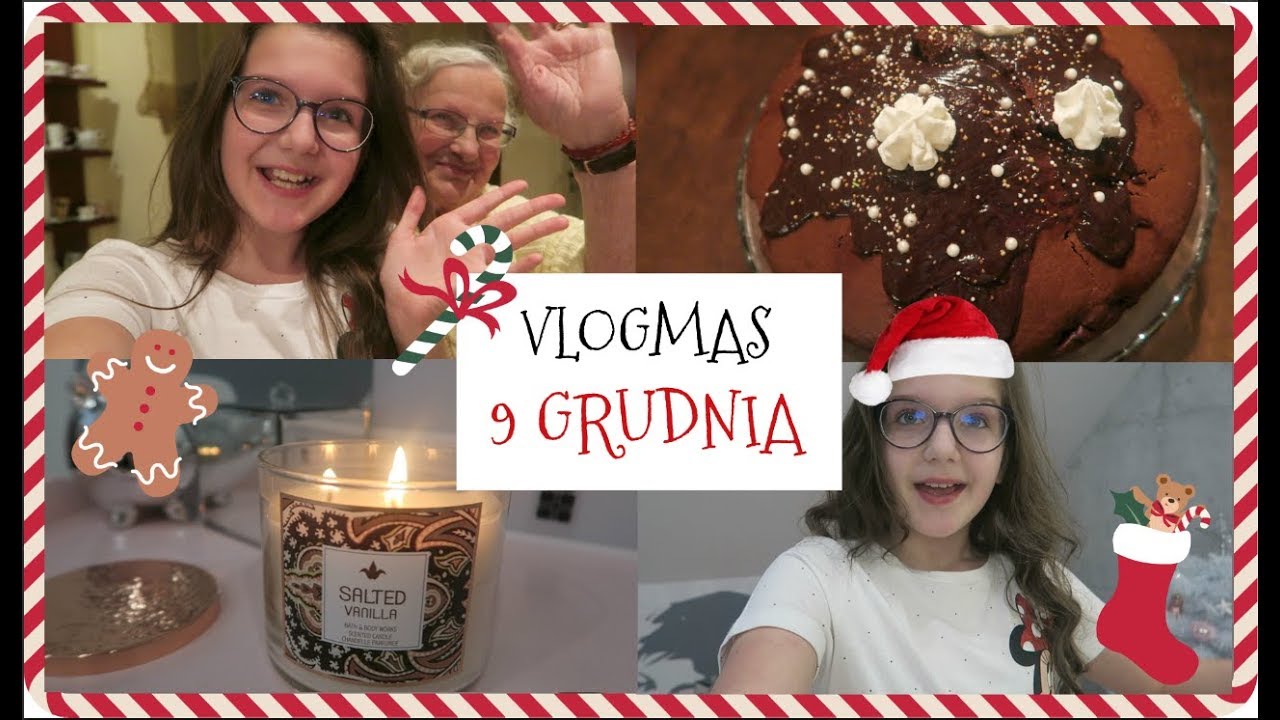 🎄VLOGMAS 2017 DZIEŃ 9 | BABCIA, ROBIĘ CIASTO!🎄