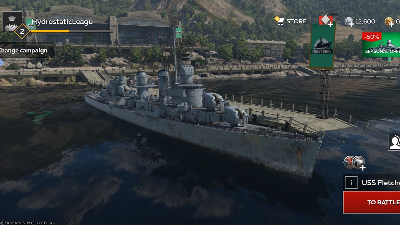 War ships tank