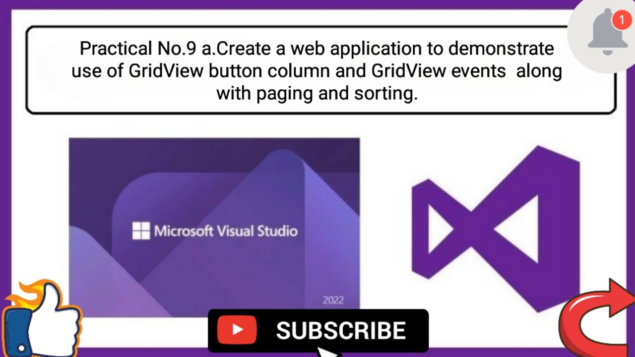Create a web appln to demonstrate use of GV button column and GV events along with paging & sorting.