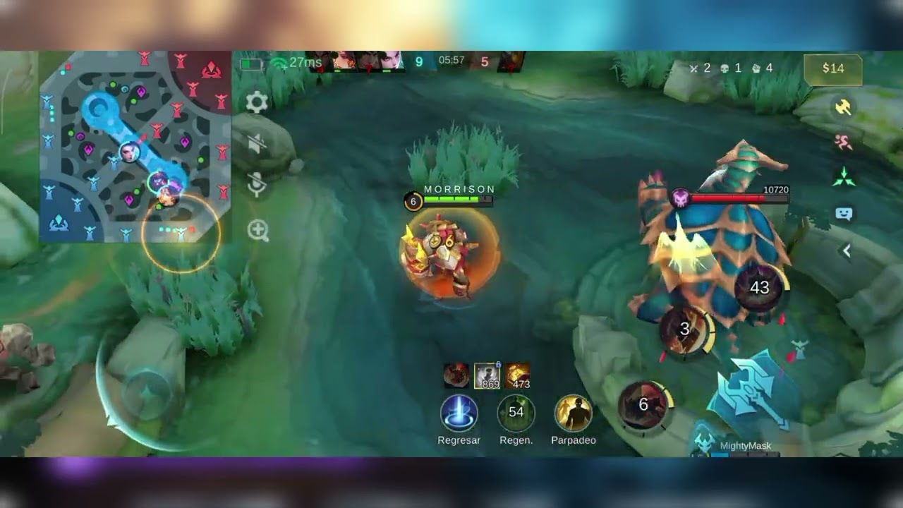 Zilong Jungla y Yu Zhong troll partida de locos | Minotauro Solo Q - Mobile Legends BB