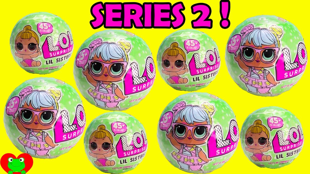 LOL Surprise Dolls Lil Sisters Series 2 L.O.L. Baby Ball Blind Bags