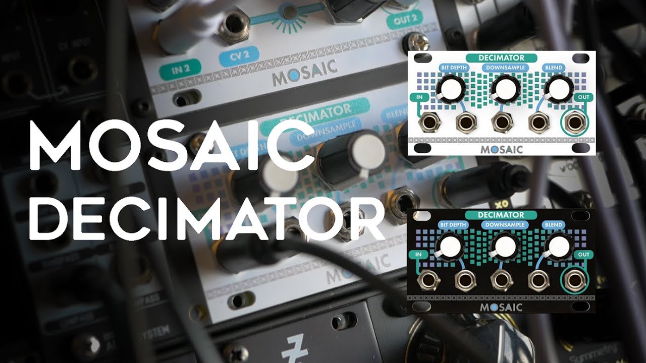 BITCRUSH FOR EURORACK | Mosaic Decimator 1U