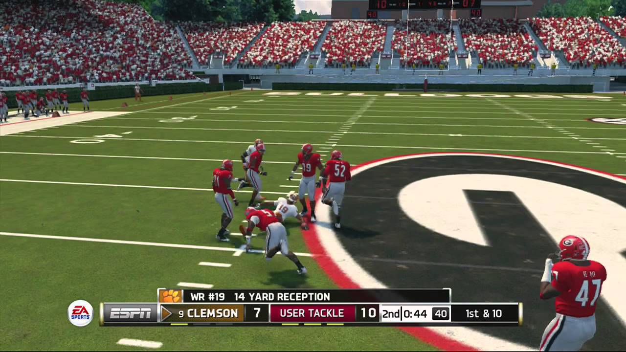 NCAA Football 14 Clemson at Georgia