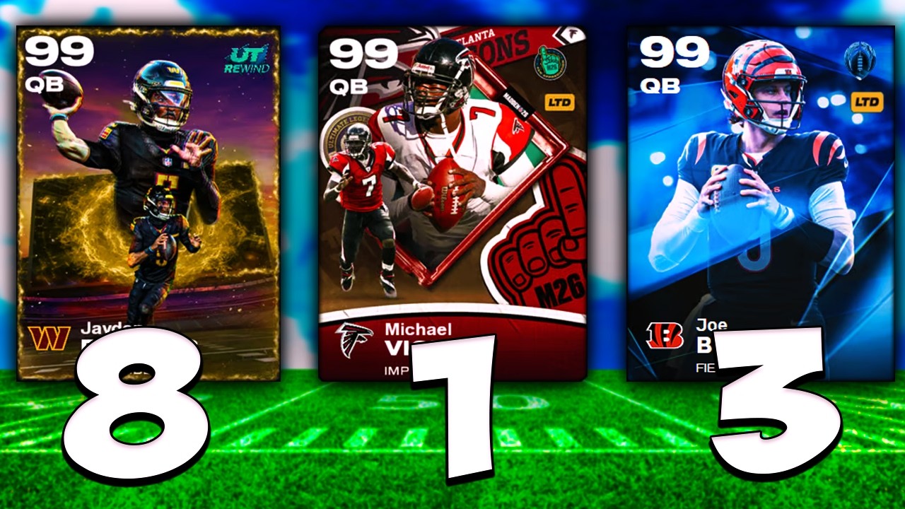The Top 10 Quarterbacks in Madden 26!