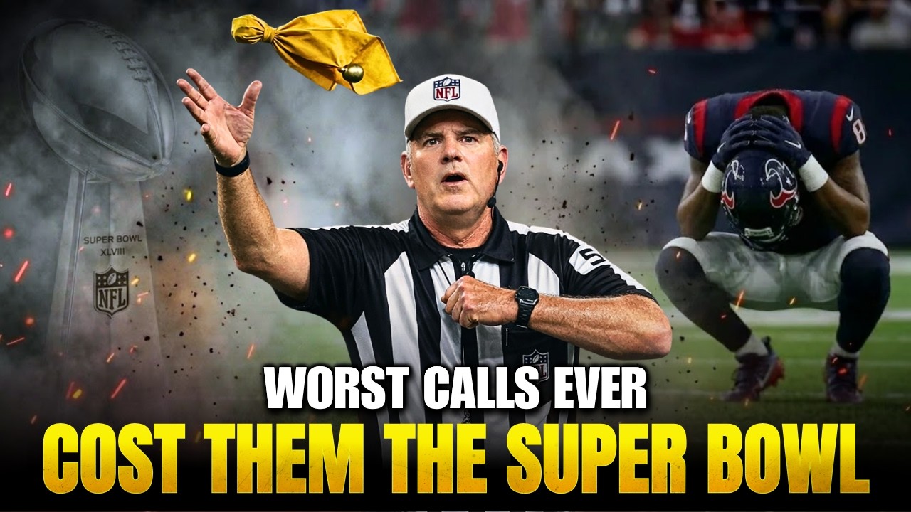 When NFL Refs LITERALLY Cost Teams The Super Bowl (Worst Calls Ever)