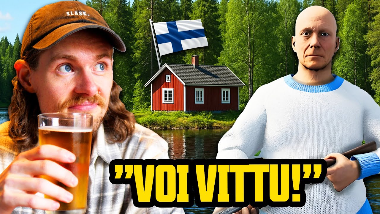 HABBAS STUGA som datorspel! | Finnish Cottage Simulator 🇫🇮