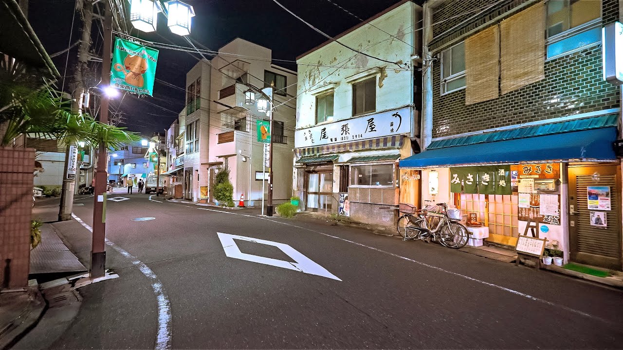 Tokyo Evening Walk Around Suburbs of Bunkyo-ku, Japan &bull; 4K HDR