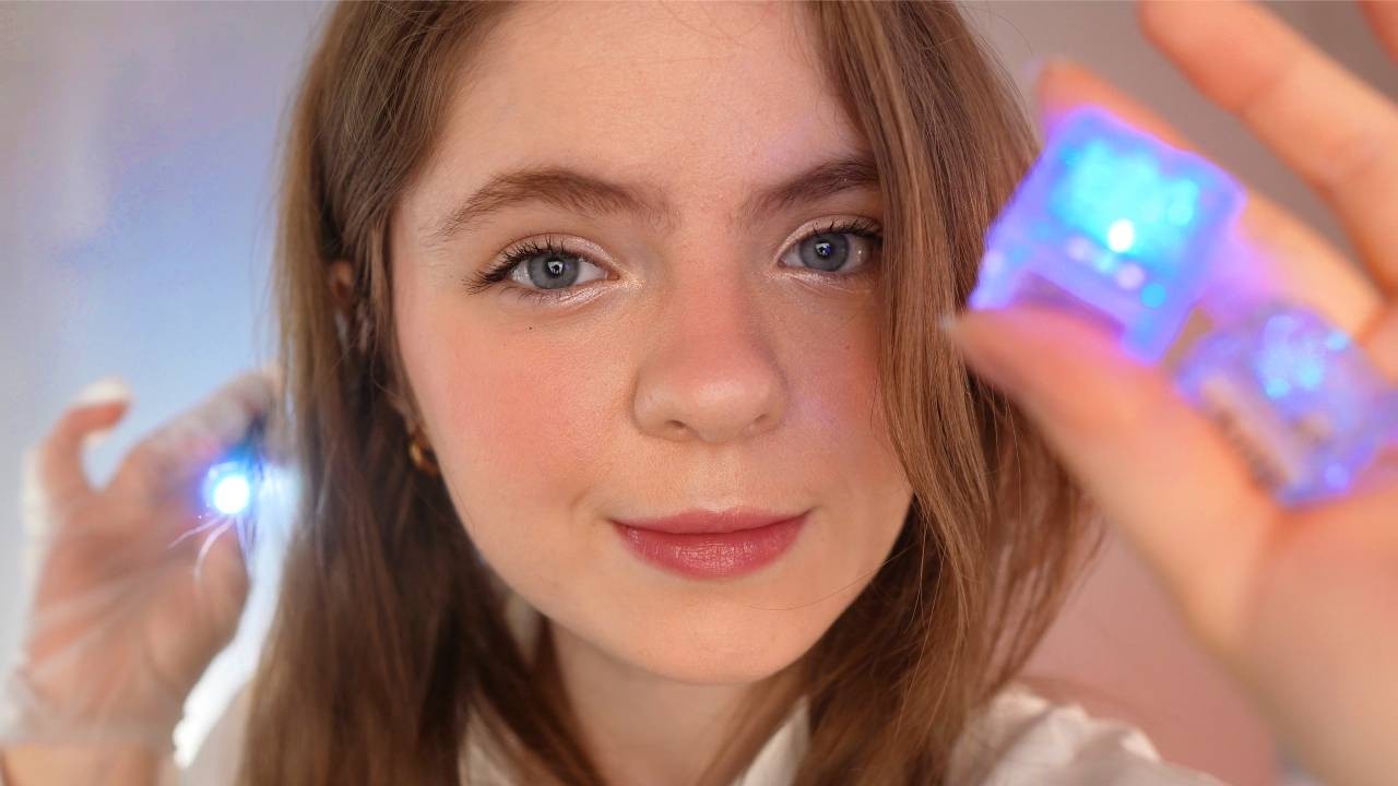 ASMR обследование черепных нервов, но вы не можете закрыть глаза!
