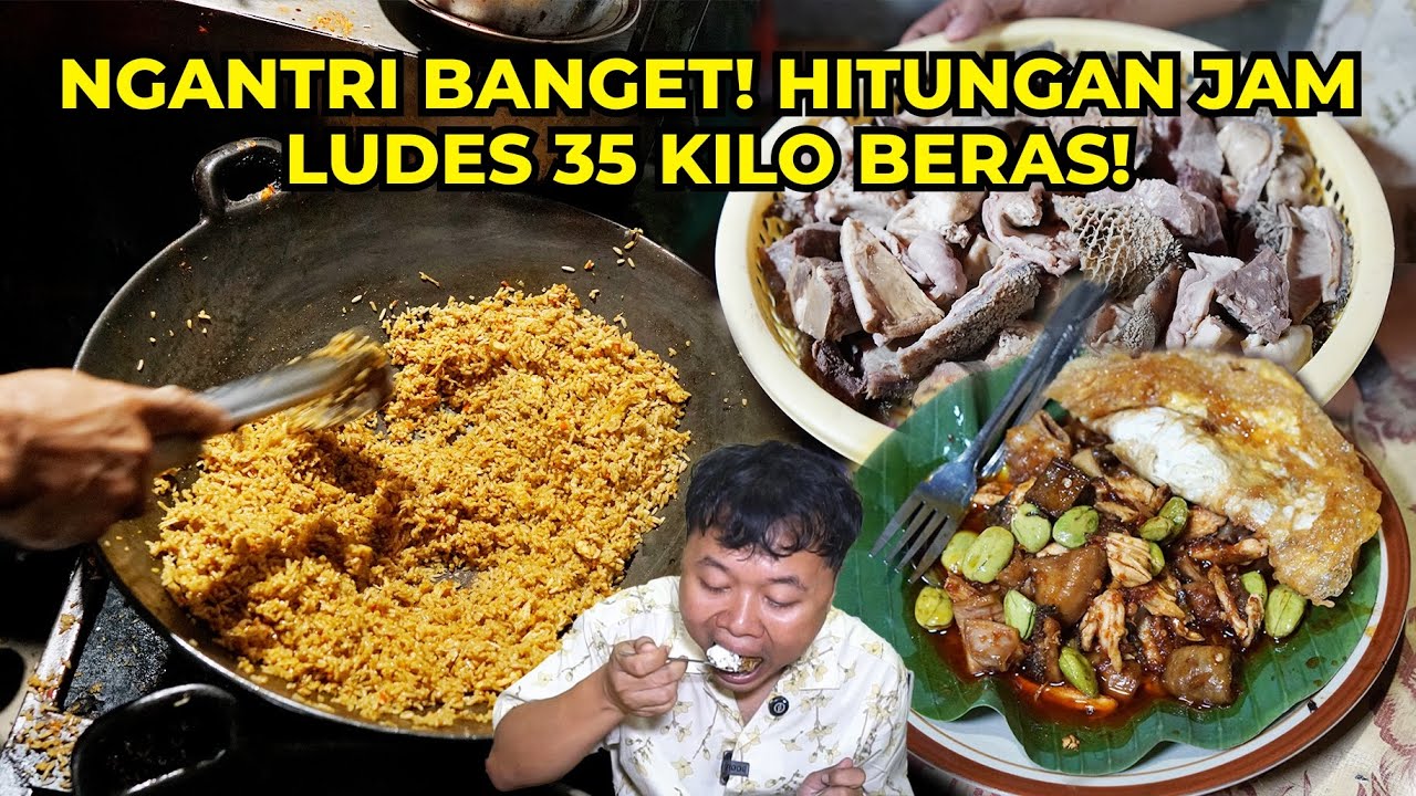 Nasgor Pete Langganannya Orang Semarang! Hitungan Jam Ludes 35 Kilo Beras!