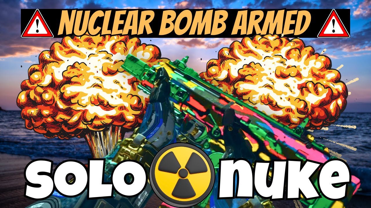 FIRST EVER SOLO NUKE on VONDEL ( Vondel Park Warzone )