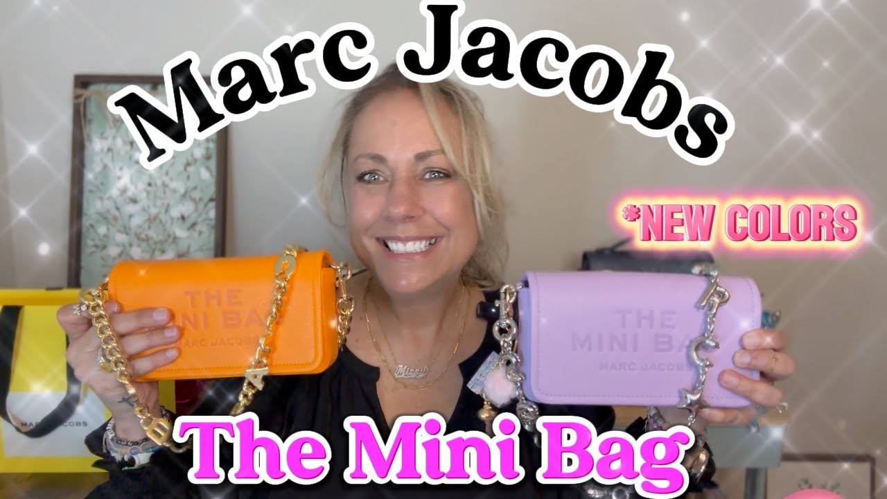 Мини-сумочка Marc Jacobs в новых цветах: мандариновый и глициния. Что в неё помещается? #marcjacobs