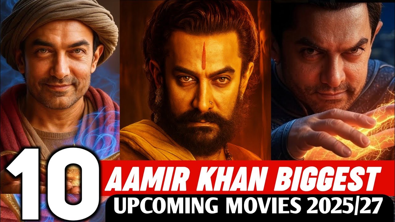 Top 10 Aamir Khan Upcoming Movies 2025-2027 | Aamir Khan Upcoming Movie List | Mahabharat, Lahor1947