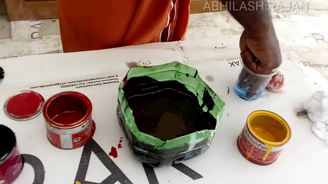 Teak graining colour mixing tutorial,