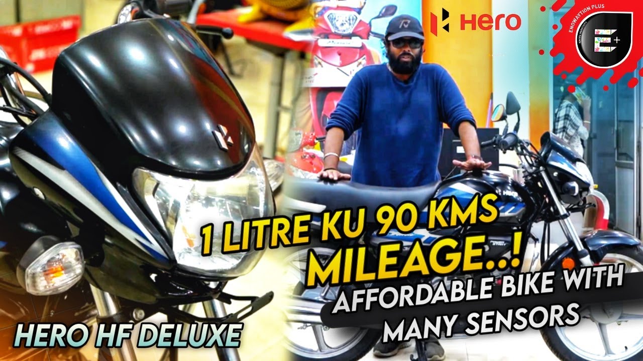 Mileage King 🔥- Hero HF Deluxe FI Complete Review And Mileage Test | Enowaytion Plus