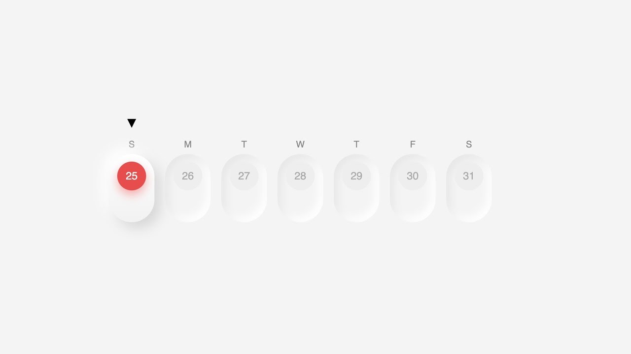 This Neumorphic Calendar UI is Pure Satisfaction 😍 | HTML CSS JS | @ProgMasters 