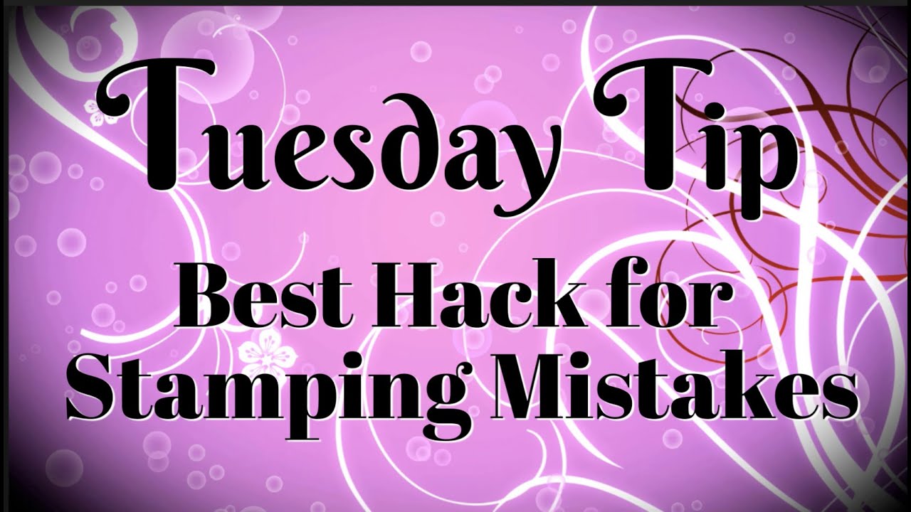 My Best Hack for Stamping Boo Boo's that Will Save Your Card