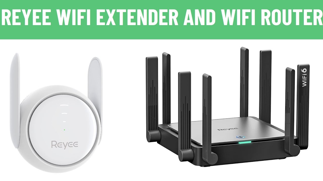 Reyee Wifi Extender Booster Signal and Wifi 6 Router