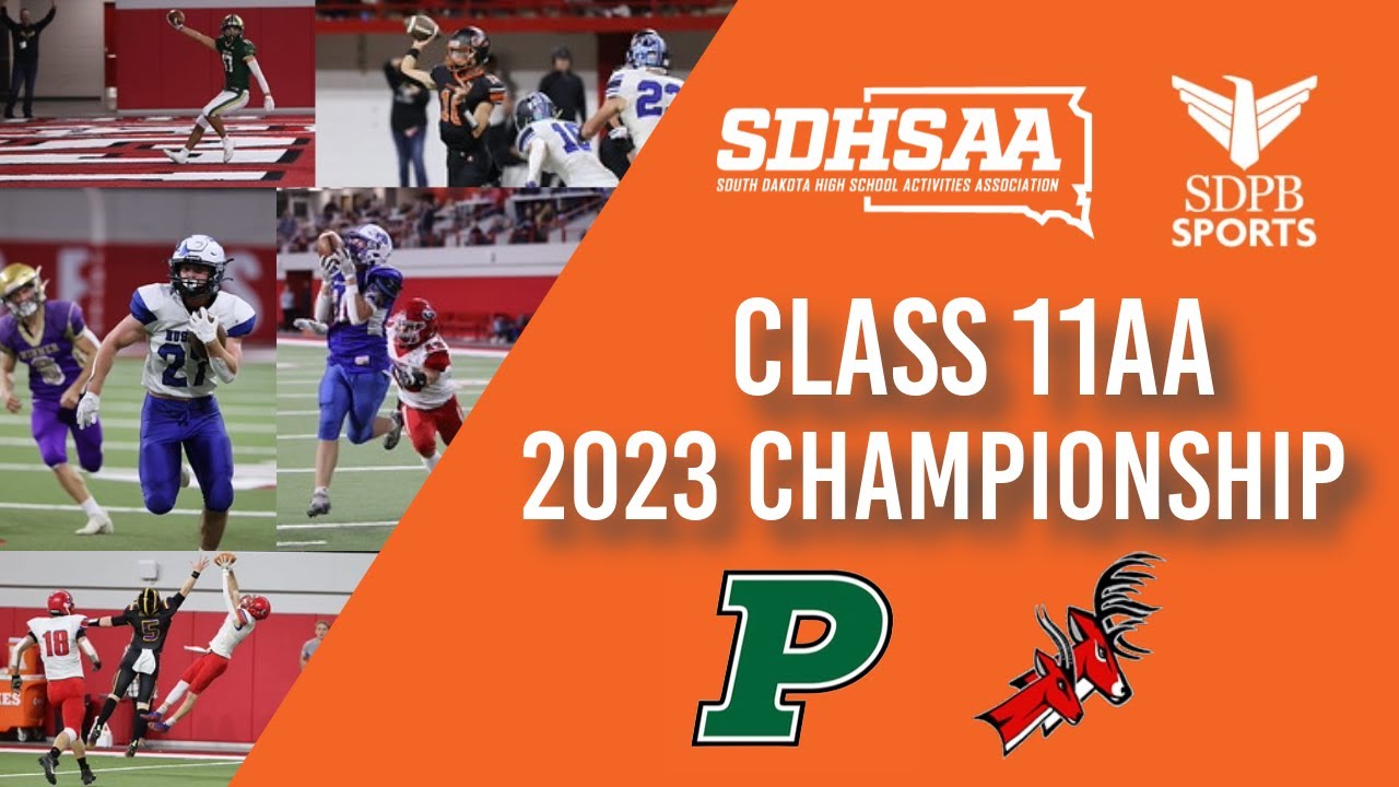 Pierre vs Yankton - 2023 Class 11AA Football Championship | SDPB Sports