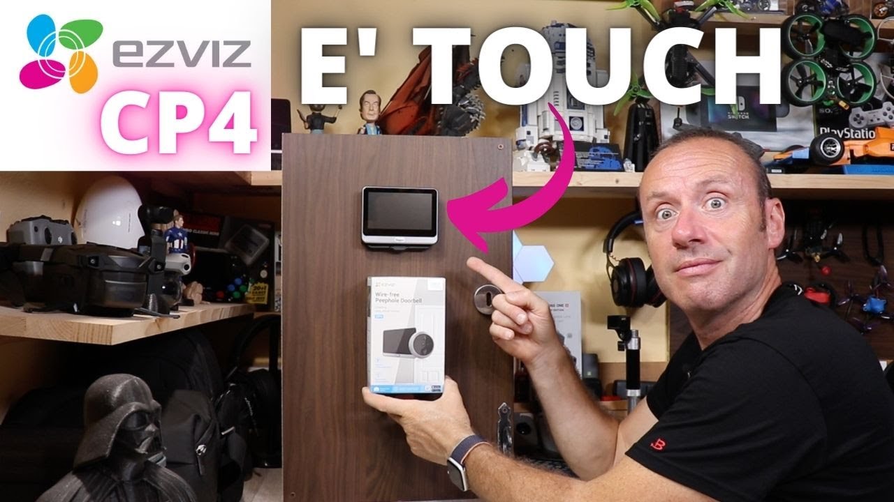 SPIONCINO SMART EZVIZ CP4 CON DISPLAY TOUCHSCREEN 1080P CAMPANELLO E CAMERA DI SICUREZZA RECENSIONE