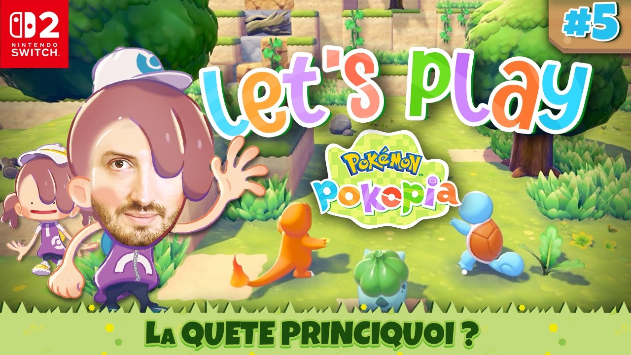 Accro à POKEMON POKOPIA ! POKEMON x DRAGON QUEST BUILDERS x ANIMAL CROSSING