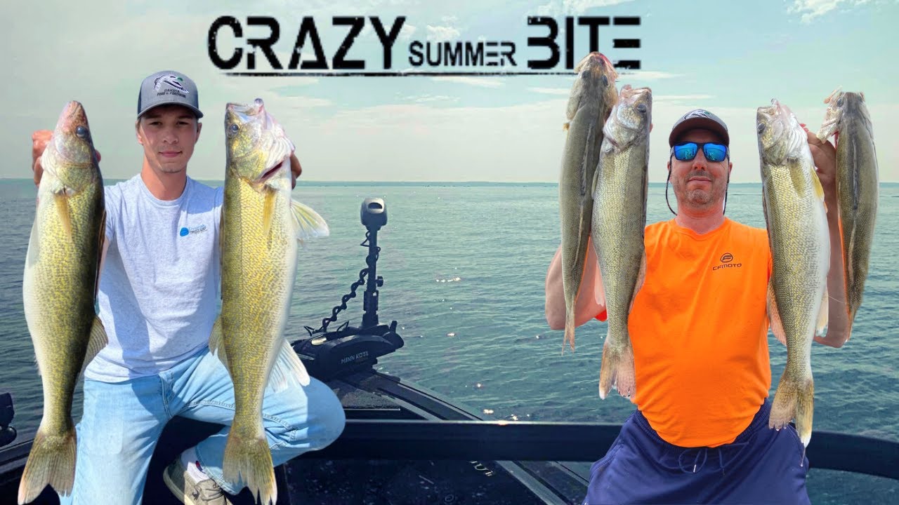 Catching GIANT Walleye Fishing Lake Sakakawea, North Dakota