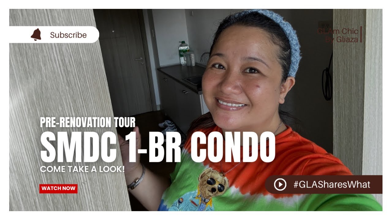 PRE-RENOVATION TOUR: My SMDC 1-BR (23sqm) Condo #CondoTour #SMDC