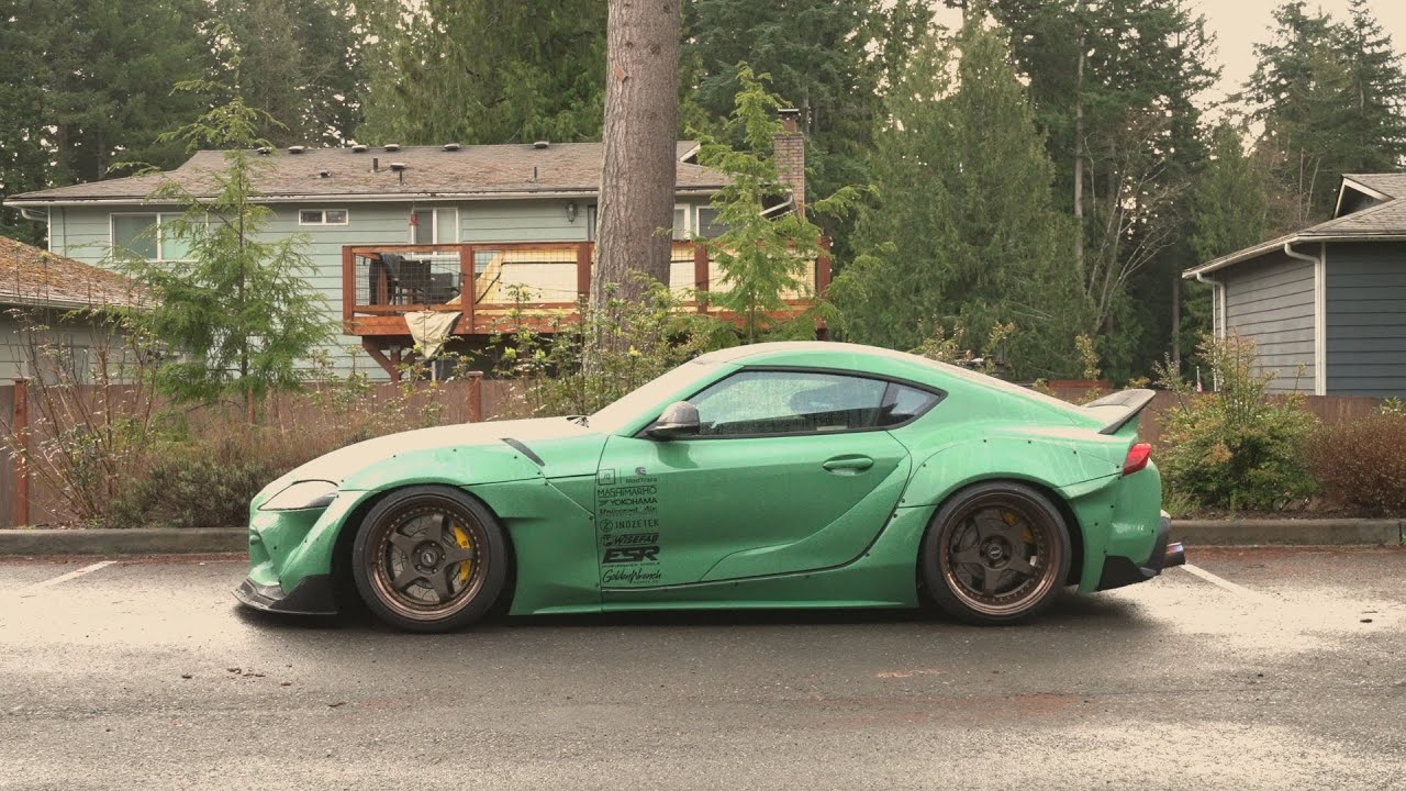 RIDE ALONG IN A MANUAL TOYOTA SUPRA