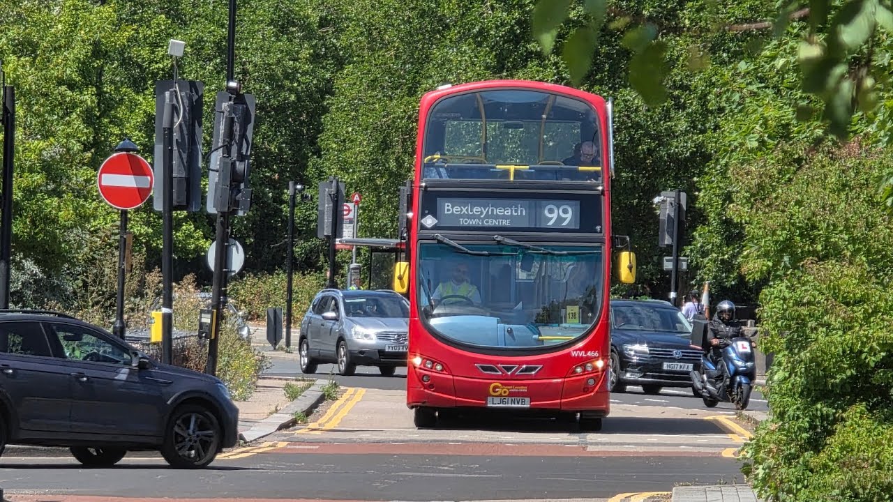 Go Ahead London WVL457 LJ61NUM route 99 (Powermode)