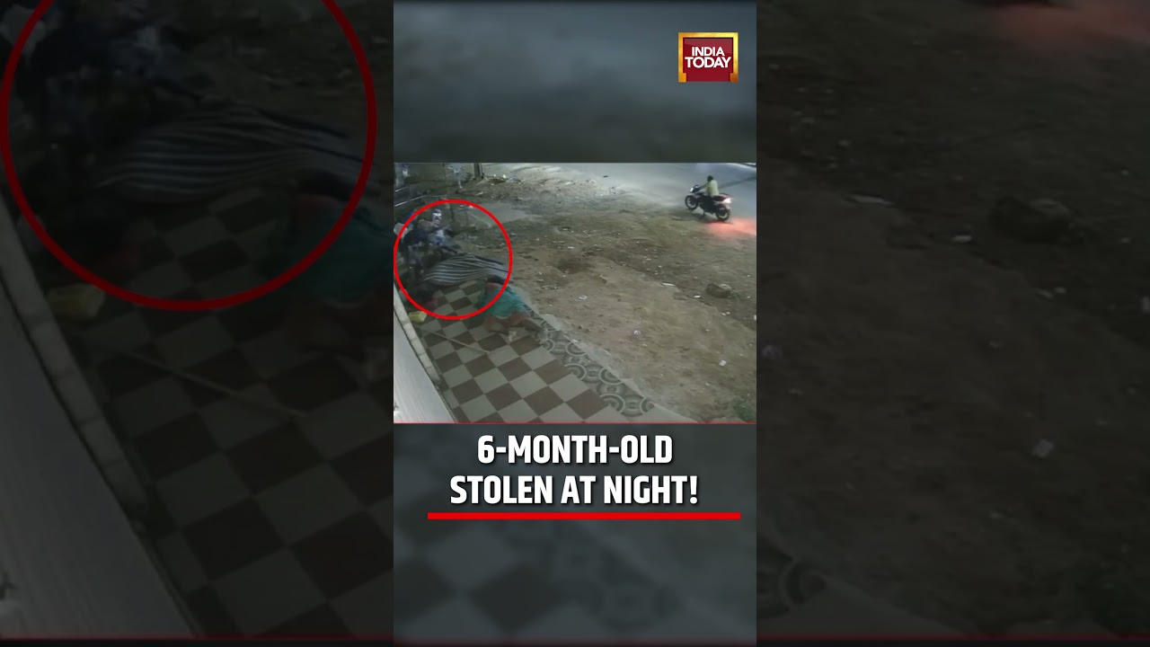 VIRAL VIDEO | Hyderabad Infant Kidnap Caught On Camera During Midnight Horror #hyderabad #viral