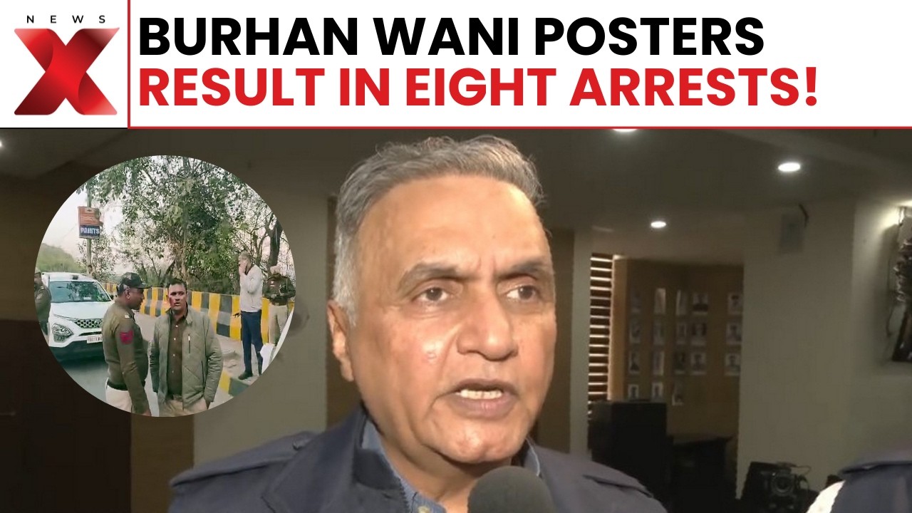 Shocking Delhi Arrests! Burhan Wani Posters Expose Hidden LeT Network In City