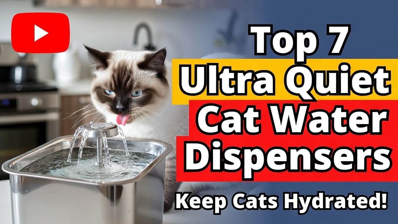 Top 7 Best Ultra Quiet Cat Water Dispenser (Exclusive) Keep Cats Hydrated & Happy 2026